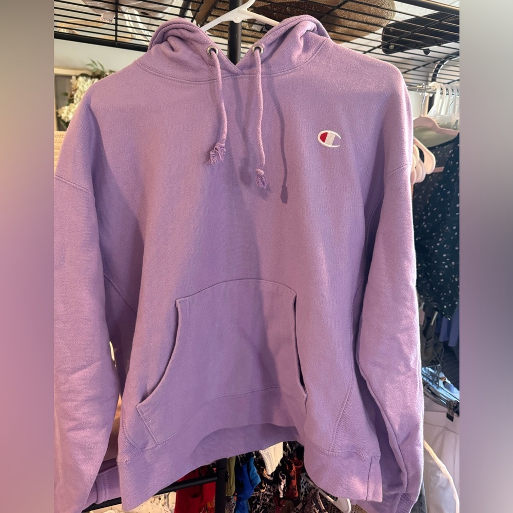 Lilac champion hoodie